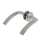 Ручка раздельная LOCKLAND 011 SN/CP, цвет сатиновый никель/хром - Фото 2