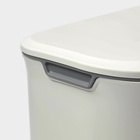 Ведро для мусора подвесное Доляна, 9 л, 2 вида крепления, белое - Фото 6