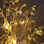 Светодиодный куст «Листья» 35 × 26 × 3 см, 10 LED, постоянное свечение, от батареек CR2032х2 (в комплекте), свечение тёплое белое - фото 809716555