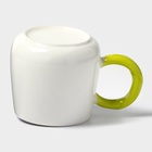 Кружка «Тюльпан», 430 мл, оранжевый цветок, керамика, белая - Фото 2