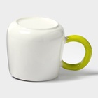 Кружка «Тюльпан», 430 мл, оранжевый цветок, керамика, белая - Фото 4