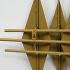 Декор настенный, панно металл «Острые ромбы», 70×150×6 см - Фото 5