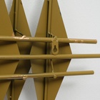 Декор настенный, панно металл «Острые ромбы», 70×150×6 см - Фото 6