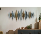 Декор настенный, панно металл «Острые ромбы», 70×150×6 см - Фото 7