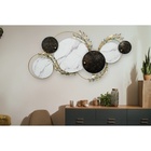 Декор настенный, панно металл «Лаконичность. Круги и бабочки», 89×159×5 см - Фото 7