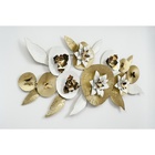 Декор настенный, панно металл «Бутоны с бабочками», 75×150×10 см - Фото 2