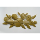 Декор настенный, панно металл «Бутоны с бабочками», 75×150×10 см - Фото 4