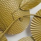 Декор настенный, панно металл «Бутоны с бабочками», 75×150×10 см - Фото 6