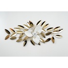 Декор настенный, панно металл «Распустившийся бутон», 60×141×6 см - Фото 1