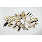 Декор настенный, панно металл «Распустившийся бутон», 60×141×6 см - Фото 2