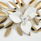 Декор настенный, панно металл «Распустившийся бутон», 60×141×6 см - Фото 3