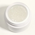 Гель для наращивания, с блёстками, трехфазный, 15 г, LED/UV, прозрачный, белый - Фото 5