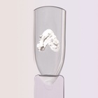 Гель для ногтей, гипсовый, фактурный, 8 мл, LED/UV, белый - Фото 5