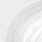 Тарелка обеденная Magistro «Смоук», 26.5×2.6, стекло, белая, прозрачная - Фото 3