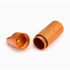 Водонепроницаемый брелок-контейнер для мелочей, оранжевый, 11 см 10691117