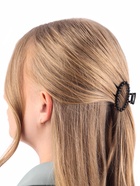 Крабик для волос «Иви», овал, 4.5 см, чёрный (комплект 6 шт) - фото 46496545