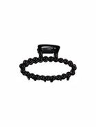 Крабик для волос «Иви», овал, 4.5 см, чёрный (комплект 6 шт) - фото 46496548