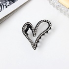 Крабик для волос «Джун», сердце, 4.5 см, чёрный (комплект 6 шт) - фото 46496561 Крабик для волос «Джун», сердце, 4.5 см, чёрный (комплект 6 шт) - фото 46496561