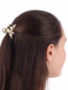 Крабик для волос «Мэнди», бабочки, 6 см, золото 10691602