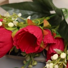 Букет искусственный «Роза мальва», h=29 см, МИКС - Фото 2