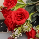 Букет искусственный «Роза индиголетто», h=30 см, МИКС - Фото 2