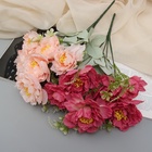 Букет искусственный «Пион шифон галант», h=33 см, МИКС - Фото 3