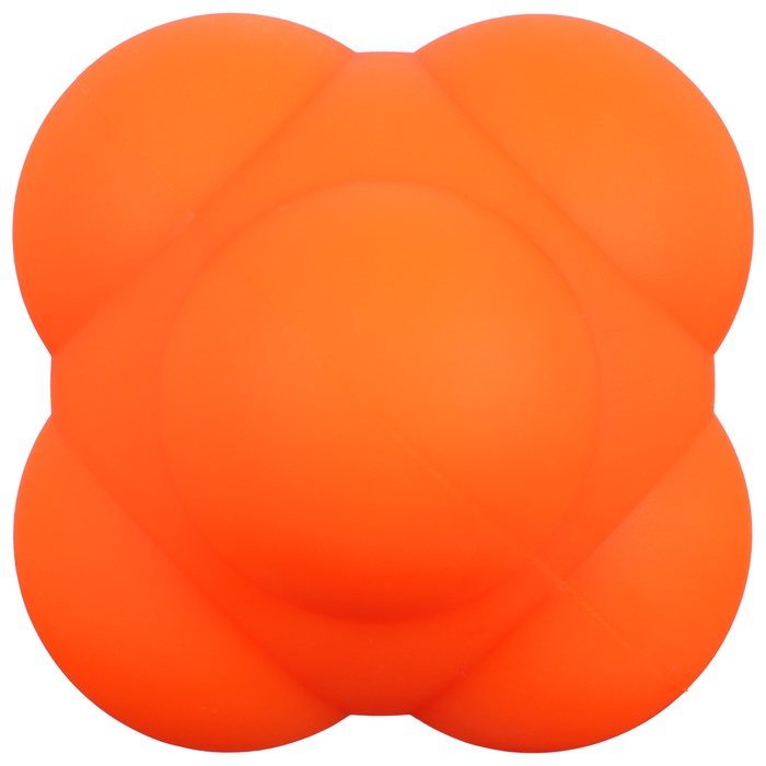 Мяч для тренировки скорости реакции, оранжевый - Фото 1