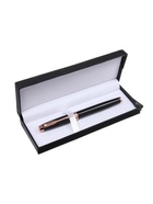 УЦЕНКА Ручка подарочная шариковая Calligrata, в кожзам футляре ПБ IM E, корпус черный с золотом 10846308