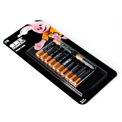 Батарейка алкалиновая Duracell Basic (CH), AAA, LR03-12BL, 1.5 В, блистер, 12 шт.