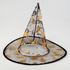 Карнавальный костюм «Ведьма»: платье, шляпа, чулки, сумка, рост 116-122 см - Фото 3