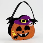 Карнавальный костюм «Ведьма»: платье, шляпа, чулки, сумка, рост 116-122 см - Фото 6