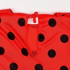 Карнавальный костюм «Божья коровка»: комбинезон, маска, коса, сумка, рост 110-122 см - Фото 6