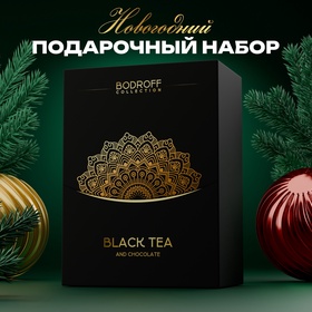 Подарочный набор  Black Tea, чай 100 г + шоколад 100 г,