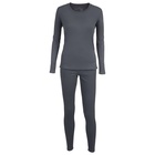 Термобельё женское Resport, комплект: лонгслив, лосины, р. 46, серое - Фото 9