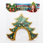 Кокошник карнавальный «Новогодняя ёлка», фетр - Фото 3
