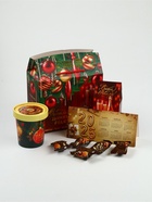 Подарочный набор новогодний «Счастливого года»: чай, конфеты, печенье брауни - фото 809303098