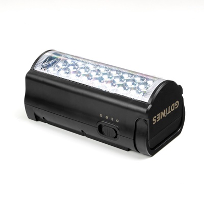Фонарь аккумуляторный, USB, 24 LED, 60 ч, 1000 Лм, 3 режима, 4500 мАч