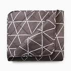 Покрывало LoveLife 2сп Grid 180×210±5 см, новосатин, 100%п/э - Фото 2