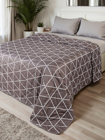 Покрывало LoveLife 2сп Grid 180×210±5 см, новосатин, 100%п/э