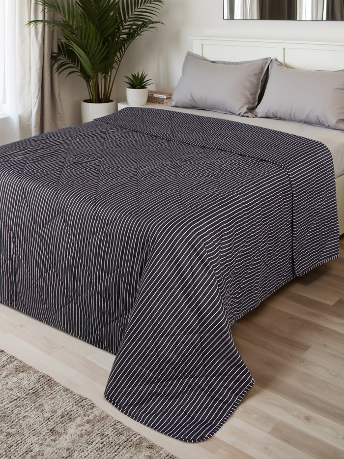 Покрывало евро макси LoveLife Striped, 240×210±5 см, новосатин - Фото 1