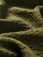 Плед вафельный «Этель» Waffle, 220×240 см, зелёный, вафля 195 г/м² - Фото 5