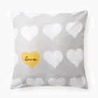 Наволочка «Этель» Heart, 70×70 см, бязь, хлопок 100% 10801817