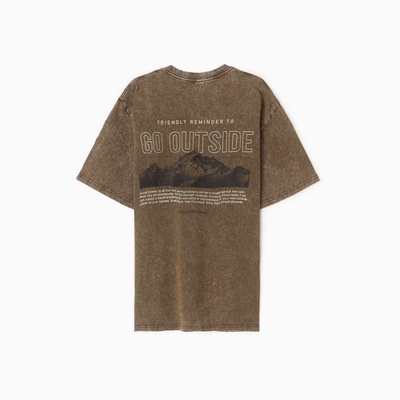 Футболка мужская MIST «Горы», зеленый, р-р M