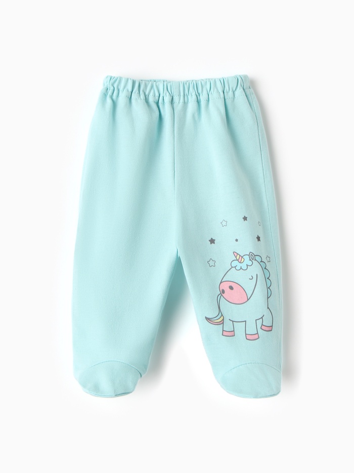 Ползунки для девочки, цвет мятный, рост 56 см - Фото 1