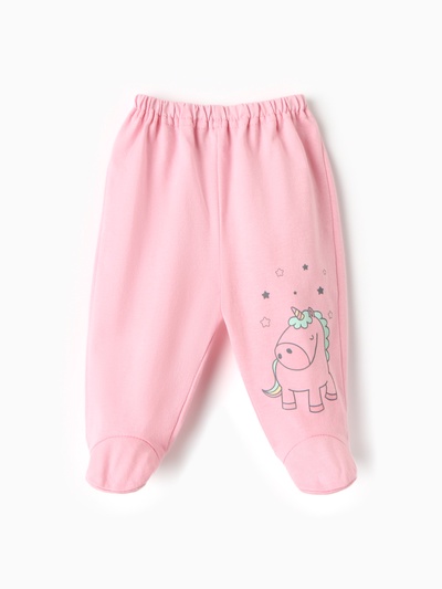 Ползунки для девочки Luneva, рост 68 см, розовые