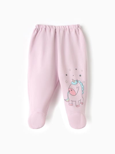 Ползунки для девочки Luneva, рост 68 см, сиреневые