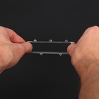 Эрекционное кольцо с усиками, d=2 см, силикон, прозрачный - Фото 3