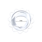 Эрекционное кольцо с рельефом, d=2 см, силикон, прозрачный - Фото 2