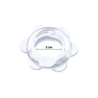 Эрекционное кольцо с точками, d=2 см, силикон, прозрачный - Фото 2