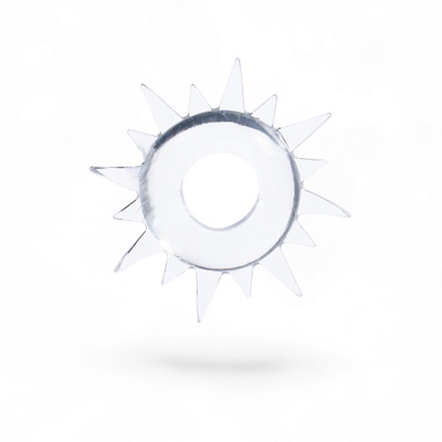 Эрекционное кольцо с усиками, d=1.5 см, силикон, прозрачный